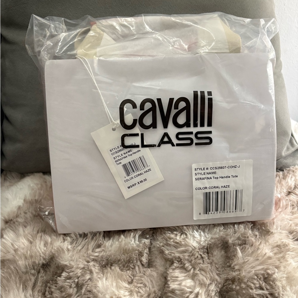 Cavalli Class Vibrant Coral Tote - Picture 6 of 6